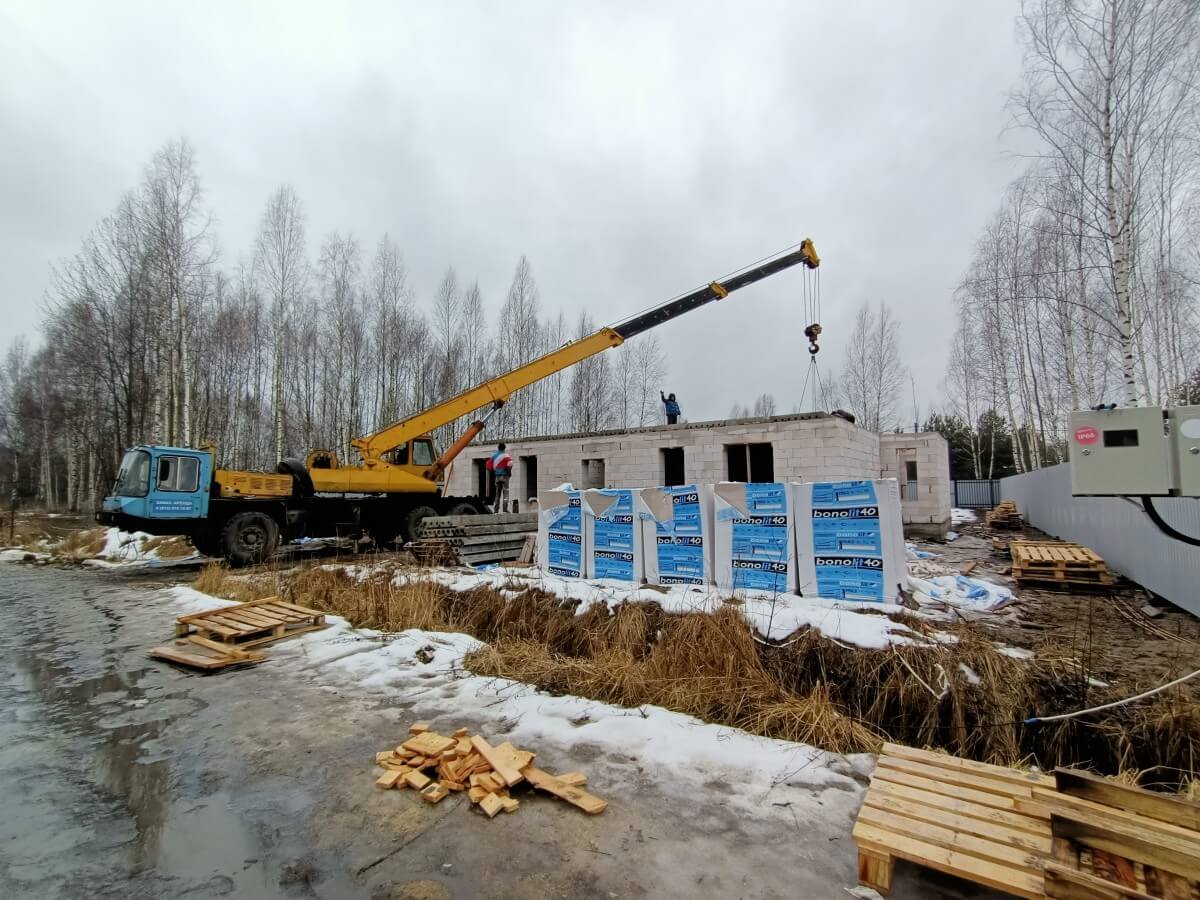 Строительство крыши дома под ключ в Москве и Московской области зимой. Дом под ключ Москва, строим зимой и в любое время года.